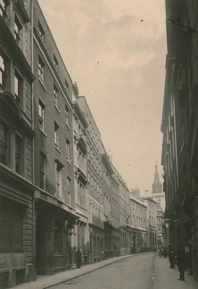 Lombard Street, Londra; fotografia; datata giugno 1885 da English Photographer